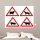 Warning Livestock Signs Wall Decal