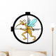 Mosquito on target Wall Decal