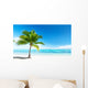 palm and sea Wall Mural