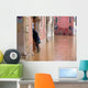Alluvione Acqua Pioggia Esondazione Wall Decal