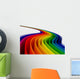 colorful rainbow lines Wall Decal