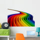 colorful rainbow lines Wall Decal