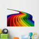 colorful rainbow lines Wall Decal