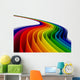 colorful rainbow lines Wall Decal