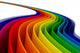 colorful rainbow lines Wall Decal