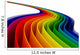 colorful rainbow lines Wall Decal