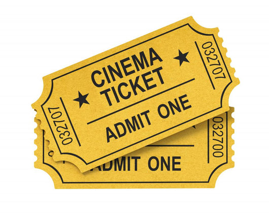 Cinema ticket movie Wall Decal