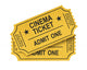 Cinema ticket movie Wall Decal