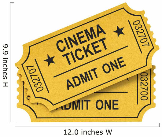 Cinema ticket movie Wall Decal