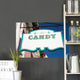 Candy Sign Wall Mural