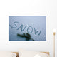 SNOW Wall Mural