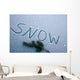 SNOW Wall Mural