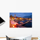 Ascona by Night Ticino Switzerland Wall Mural