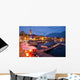 Ascona by Night Ticino Switzerland Wall Mural