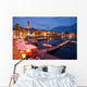 Ascona by Night Ticino Switzerland Wall Mural