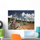 Oil Derrick Wall Decal Design 1