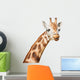Giraffe Head Sly Winking Wall Decal