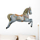 Wooden Carousel Horse Wall Decal