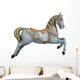 Wooden Carousel Horse Wall Decal