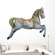 Wooden Carousel Horse Wall Decal