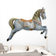 Wooden Carousel Horse Wall Decal
