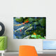 Koi Pond Wall Mural