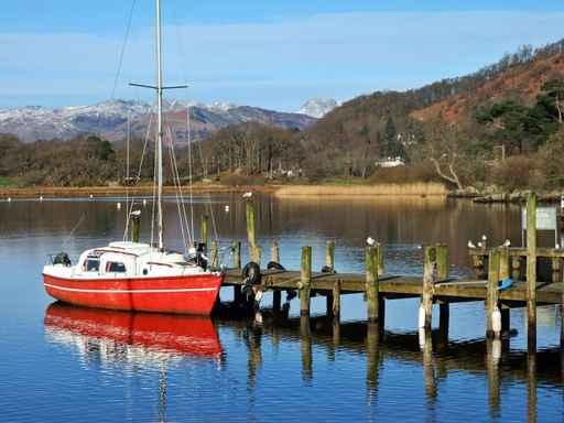 Red Boat Windermere Wall Decal