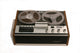 Retro Open Reel Tape Recorder Wall Decal