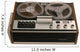 Retro Open Reel Tape Recorder Wall Decal