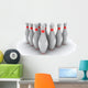 3D Bowling Wall Decal
