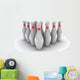 3D Bowling Wall Decal