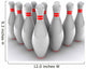 3D Bowling Wall Decal