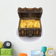 Full Pirates Treasure Chest Wall Decal