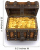 Full Pirates Treasure Chest Wall Decal