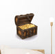 3D Treasure Chest Full Wall Decal