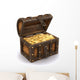 3D Treasure Chest Full Wall Decal
