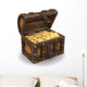 3D Treasure Chest Full Wall Decal