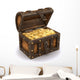 3D Treasure Chest Full Wall Decal