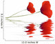Reflected Poppy Wall Decal