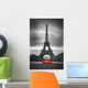 Eiffel Tower and Red Car - Paris Wall Mural