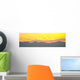 Sunset over Mountains Wall Mural