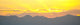 Sunset over Mountains Wall Mural