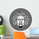 Gorgon head Medusa Wall Decal