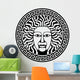 Gorgon head Medusa Wall Decal