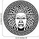 Gorgon head Medusa Wall Decal