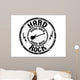 hard rock stamp Wall Decal