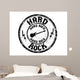 hard rock stamp Wall Decal