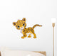 Cute Jaguar Cub Wall Decal