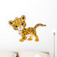 Cute Jaguar Cub Wall Decal