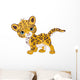 Cute Jaguar Cub Wall Decal